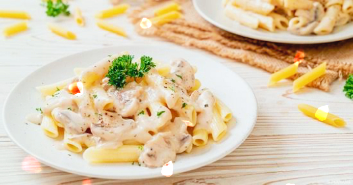 طريقة عمل المعكرونة بالوايت صوص و بطريقة احترافية تعرفي على سر المطاعم الممتاز 😉👌