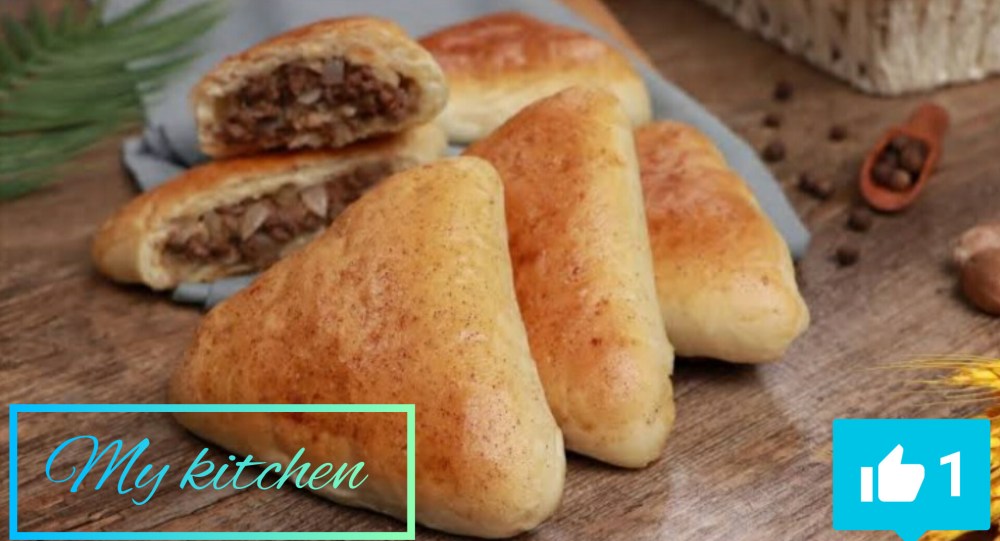 طريقة عمل الفطائر المحشوة باللحم المفروم 🥟😉❤